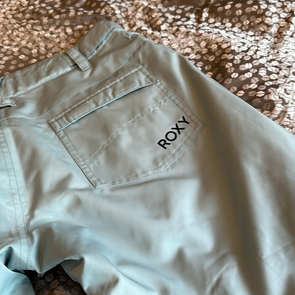 Roxy Backyard snow pants, aqua blue size large - Picture 8 of 8